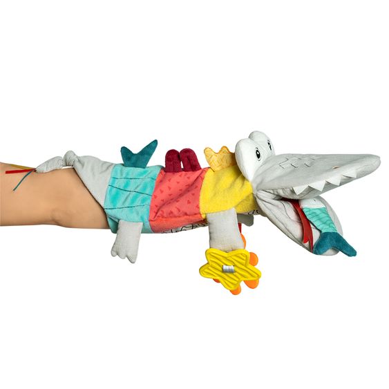 Fehn Hand puppet crocodile 40 cm - DoBabyDoo