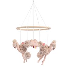 Wooden mobile - Flamingo