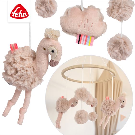 Fehn Holz-Mobile - Flamingo