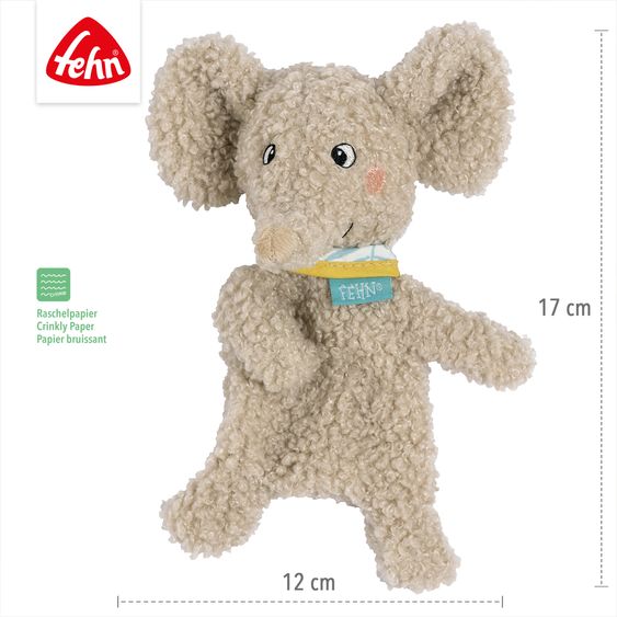 Fehn Knistertier 17 cm - Elefant