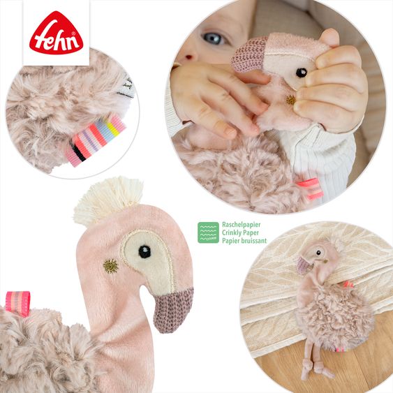 Fehn Knistertier - Flamingo