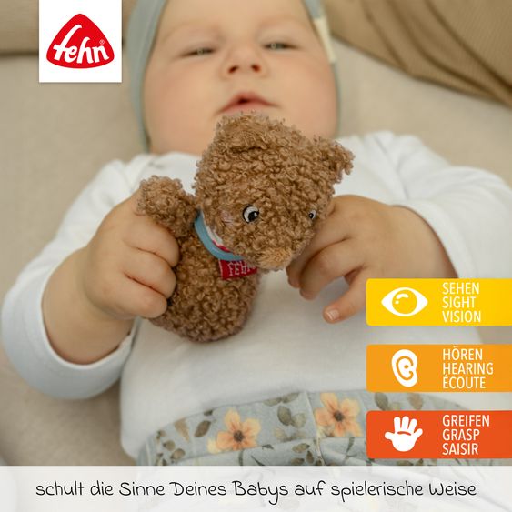 Fehn Mini-Rassel 11 cm - Bär