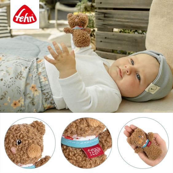 Fehn Mini-Rassel 11 cm - Bär