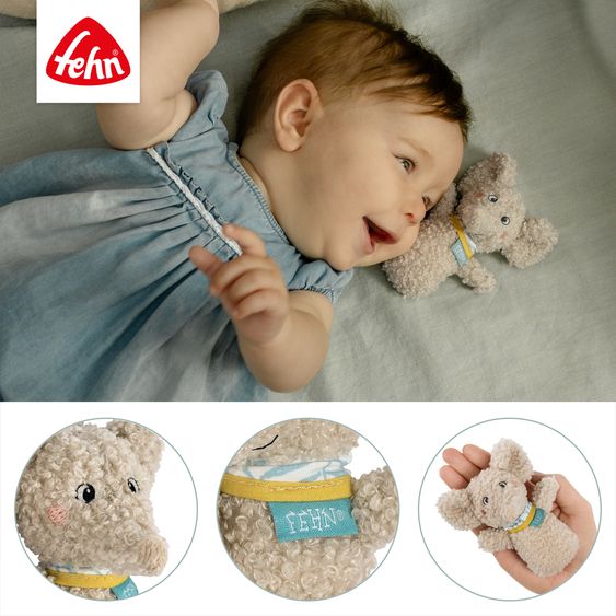 Fehn Mini-Rassel 12 cm - Elefant