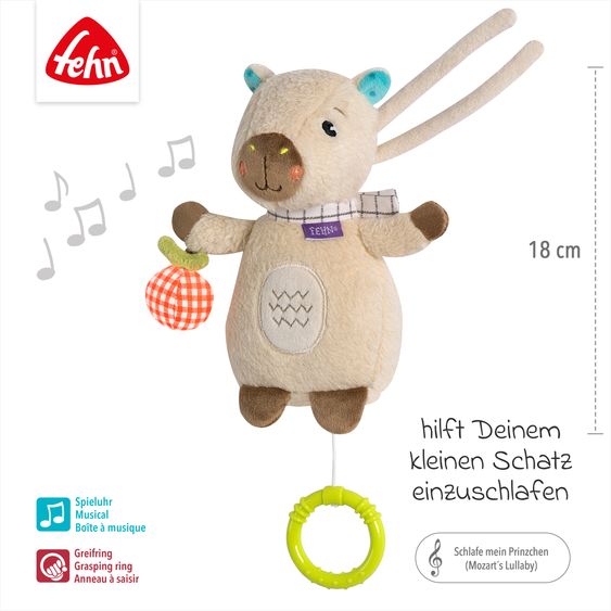 Fehn Mini-Spieluhr 18 cm - Capybara