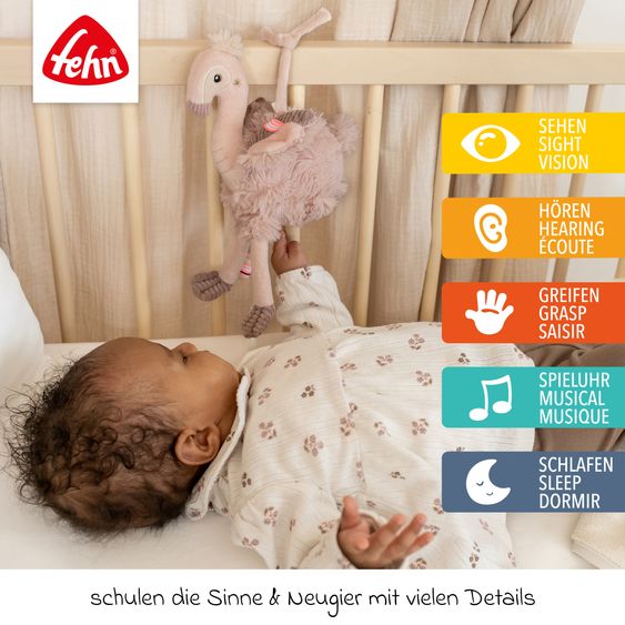 Fehn Mini music box 24 cm - Flamingo
