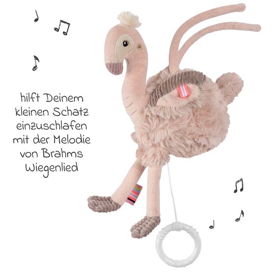 Fehn Mini music box 24 cm - Flamingo