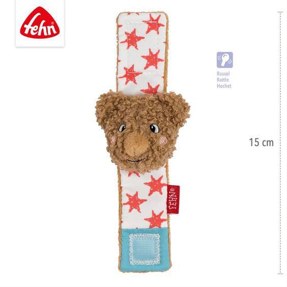 Fehn Rassel-Armband - Bär