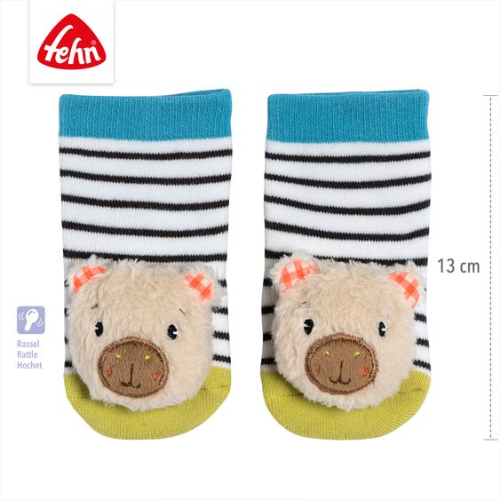 Fehn Rassel-Söckchen - Capybara
