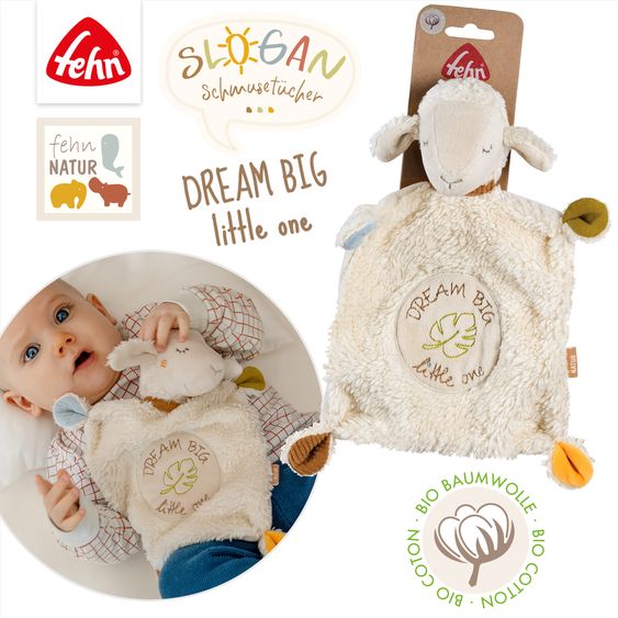 Fehn Schmusetuch / Schnuffeltuch Dream Big NATUR - Schaf