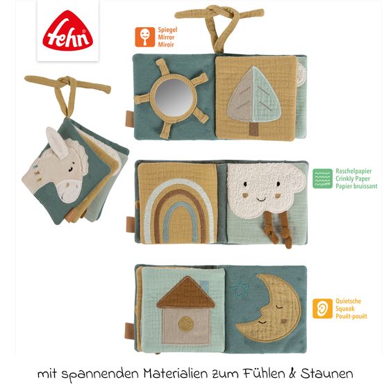 Fehn Soft-Bilderbuch NATUR aus Bio-Baumwolle - Pferdinand