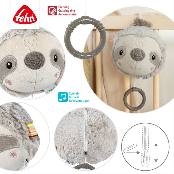 Fehn Spieluhr 18 cm - Faultier