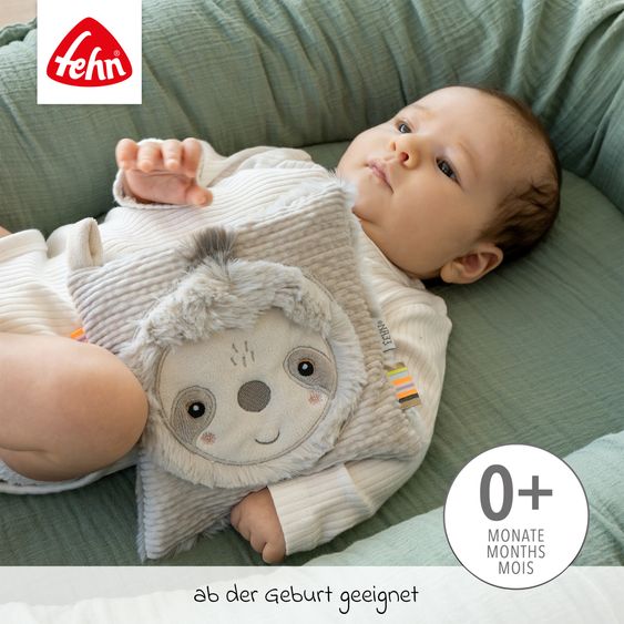 Fehn Wärmekissen mit Kirschkern-Füllung 16 x 16 cm - Faultier