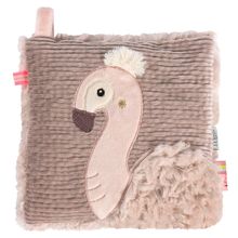 Wärmekissen mit Kirschkern-Füllung 16 x 16 cm - Flamingo