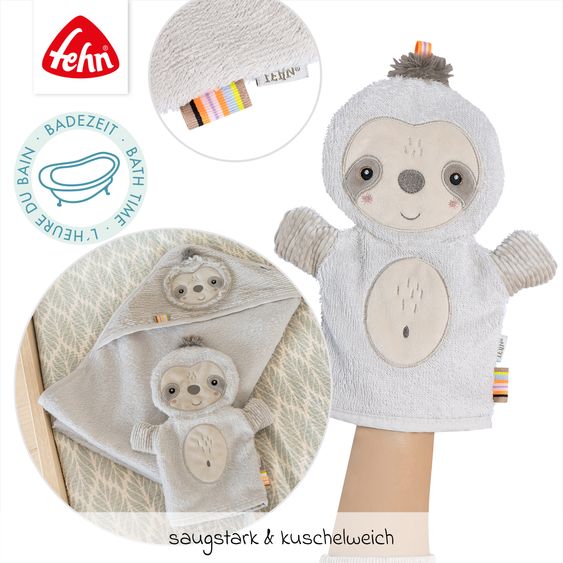 Fehn Waschhandschuh - Faultier