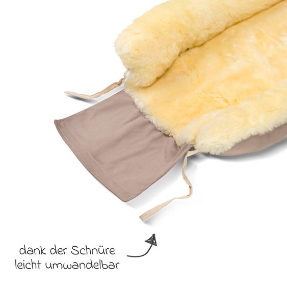 Fellhof Babynestchen Grünschnabel inkl. Spielbogen mit 3 Spielfiguren 80 x 50 cm - Braun