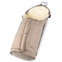 Lammfell-Fußsack Hochsölden für Buggy, Sport- & Kinderwagen - Beige Melange