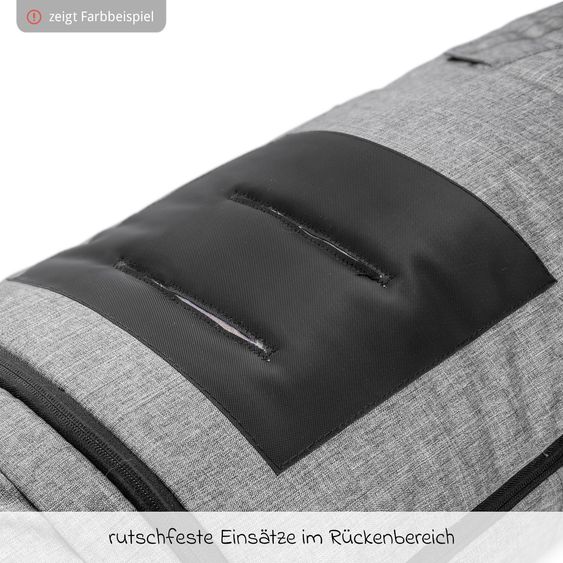 Fellhof Lammfell-Fußsack Hochsölden für Buggy, Sport- & Kinderwagen - Graphite Melange