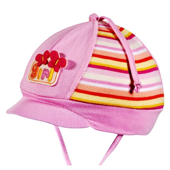Fiebig Schirmmütze zum Binden Girl - Rosa - Gr. 45