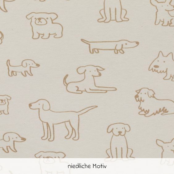 Fillikid 2-pcs. Bedding Set Blanket 100 x 135 cm / Pillow 40 x 60 cm made of cotton - Beige