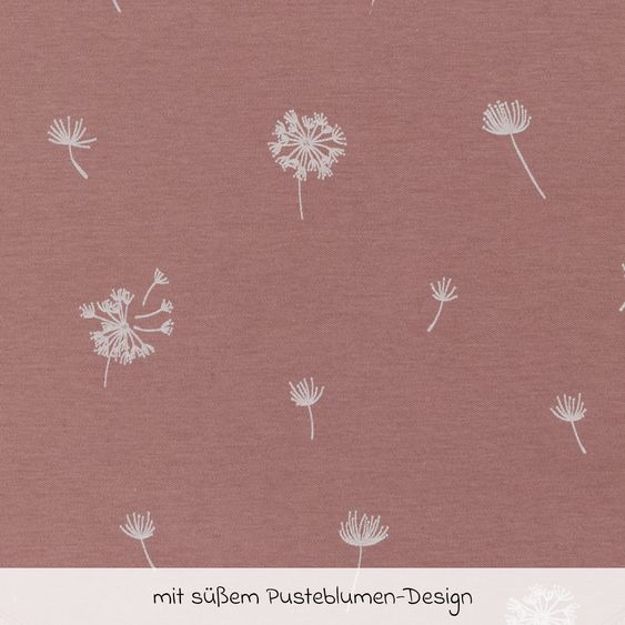 Fillikid 2-tlg. Lätzchen-Set mit wasserdichter Innenschicht - Pusteblume - Rosa