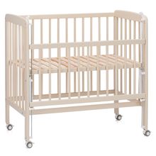 2in1 Beistellbett, Stubenbett Nino (auch für Boxspringbetten geeignet) - Champagner