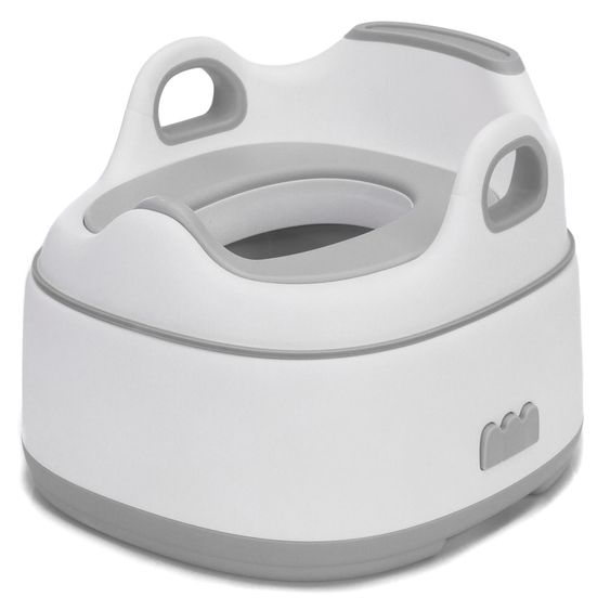 Fillikid 3 in 1 Pentolino multifunzione Potty Trainer Vasino, Riduttore WC & Sgabello - Bianco Grigio