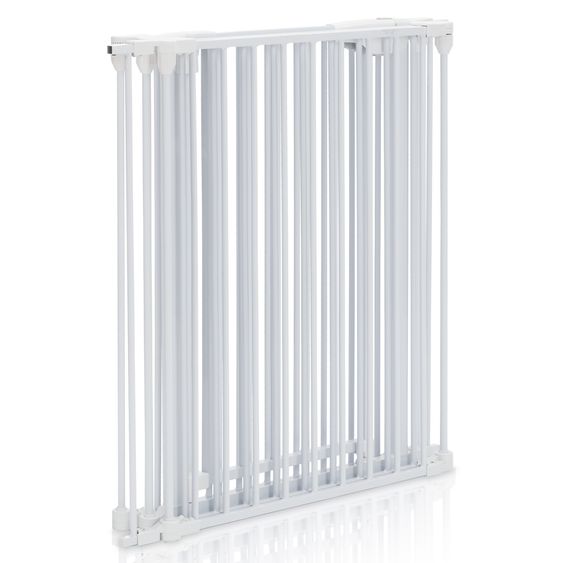 Fillikid 7-tlg. Kamin- & Absperrgitter 1 x Türmodul, 4 x große Module, 2 x kleine Module & 2 St. Wandbeschlaäge - Weiß
