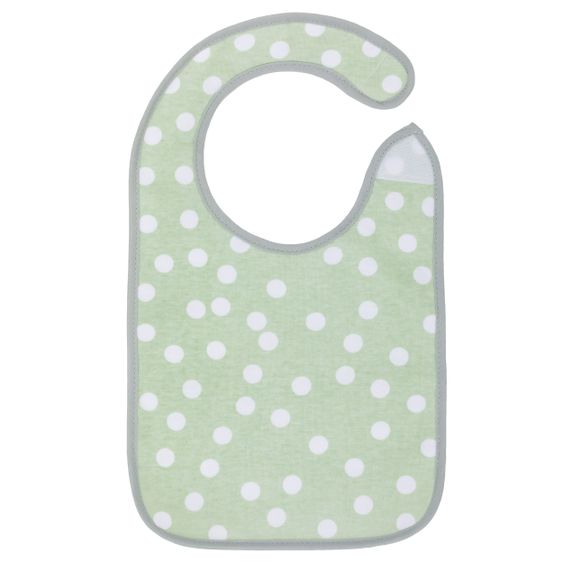 Fillikid 7er Pack Klett-Lätzchen XXL - Modern Art - Grün