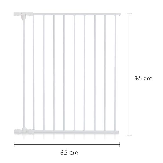Fillikid Absperrgitter-Verlängerung 65 cm passend für Kamin- & Absperrgitter - Weiß