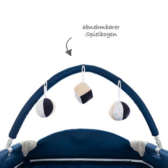 Fillikid Alu-Reisebett Supreme - Blau