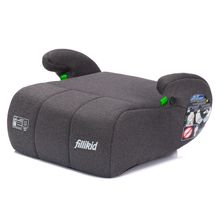 Rialzo per seggiolino auto Booster Comfort i-Size da 7 anni - 12 anni (125 cm - 150 cm) per fissaggio con cintura - Grigio