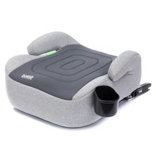 Seggiolino auto Booster i-Size da 7 anni a 12 anni (125 cm - 150 cm) con supporto Isofix a scomparsa e portabicchieri - Grigio scuro Grigio