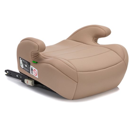Fillikid Car Seat Booster Cushion Flow Fix i-Size from 7 years - 12 years (125 cm - 150 cm) with Isofix bracket - Nature