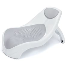 Baby bath seat dolphin with ergonomic shape - gray