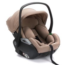 Seggiolino auto per neonati Noa 360° girevole dalla nascita - 9 mesi (40 cm - 87 cm) con posizione reclinata a 175° incl. base Isofix - Dessert Brown