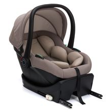 Set Seggiolino auto per neonati Neo SL dalla nascita fino a 13 kg (40 cm - 87 cm) solo 3,20 kg, riduttore seggiolino & base Isofix - Natur