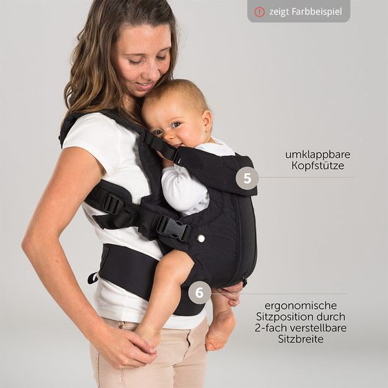 Fillikid Baby Carrier Walk 4in1 - Grey Melange