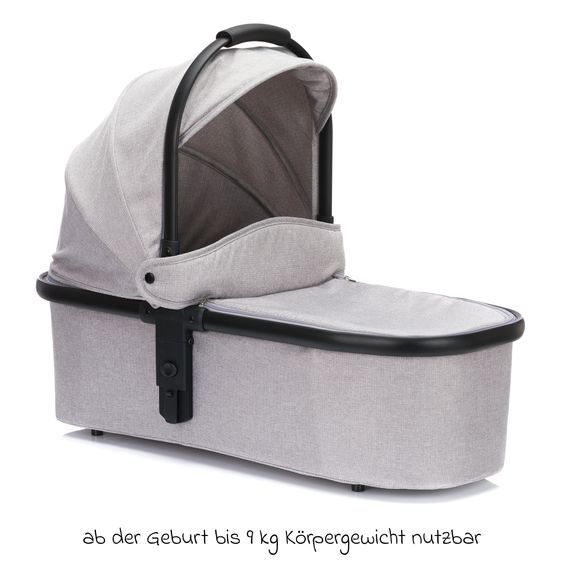 Fillikid Babywanne für Zwillingswagen Duette - Grau