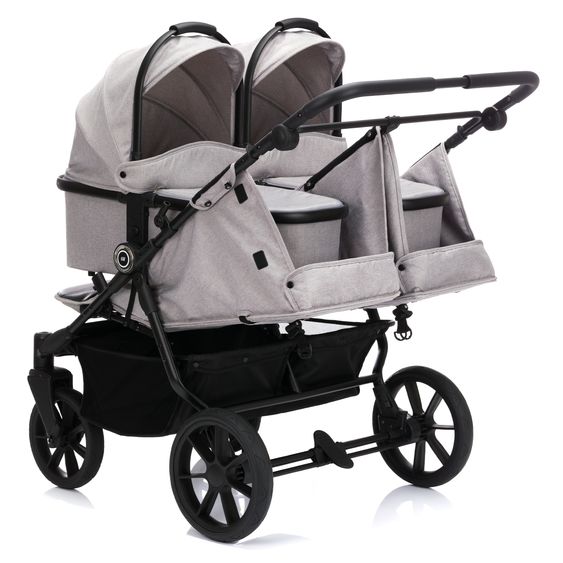 Fillikid Babywanne für Zwillingswagen Duette - Grau