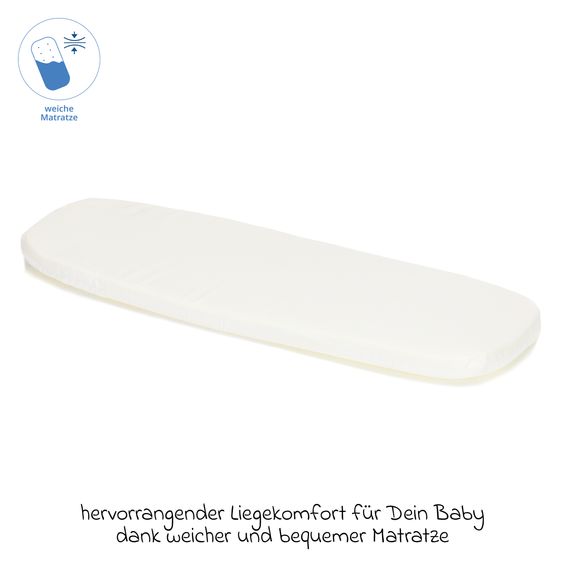 Fillikid Babywanne für Zwillingswagen Duette - Grau