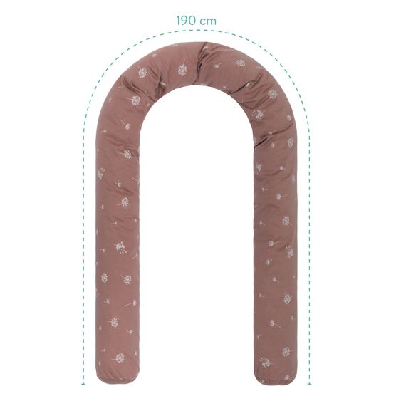 Fillikid Verme da letto con imbottitura in poliestere incluso il rivestimento 190 - Dandelion - Rosa