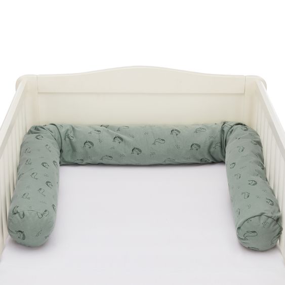 Fillikid Verme da letto con imbottitura in poliestere incluso il rivestimento 190 - Balena - Verde