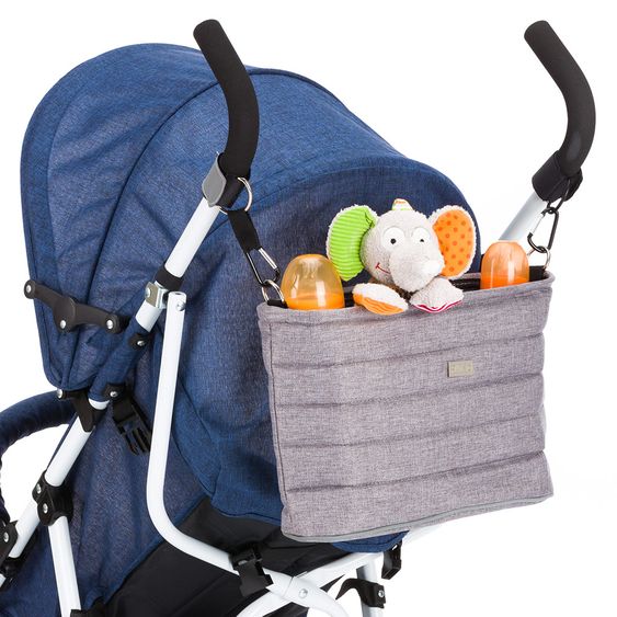 Fillikid Buggy Organizer & Wickeltasche 2 in 1 - Grau