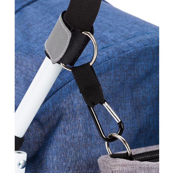 Fillikid Buggy Organizer & Wickeltasche 2 in 1 - Grau
