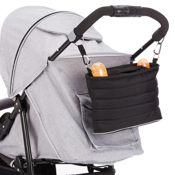 Fillikid Buggy Organizer & Wickeltasche 2 in 1 - Schwarz