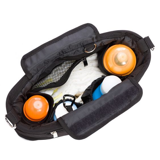 Fillikid Buggy Organizer & Wickeltasche 2 in 1 - Schwarz