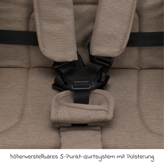 Fillikid Passeggino Leggero & Sportivo Axis bis 22 kg con cursore girevole & freno di stazionamento alla maniglia incl. pacchetto protezione - Taupe