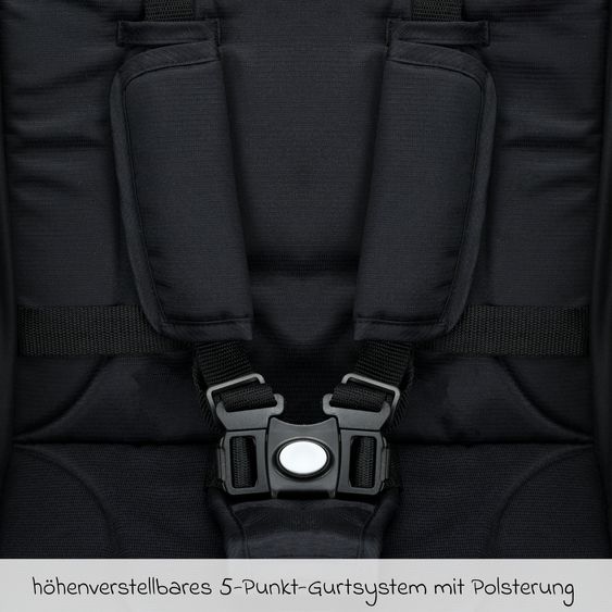 Fillikid Buggy & Sportwagen Fill Rover bis 22 kg belastbar mit Liegeposition, Trollyfunktion nur 6,8 kg inkl. Schutzpaket