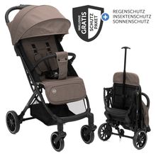 Buggy e Passeggino sportivo Fill Rover bis 22 kg resistente con posizione reclinabile, funzione trolley solo 6,8 kg incl. pacchetto protezione - Taupe